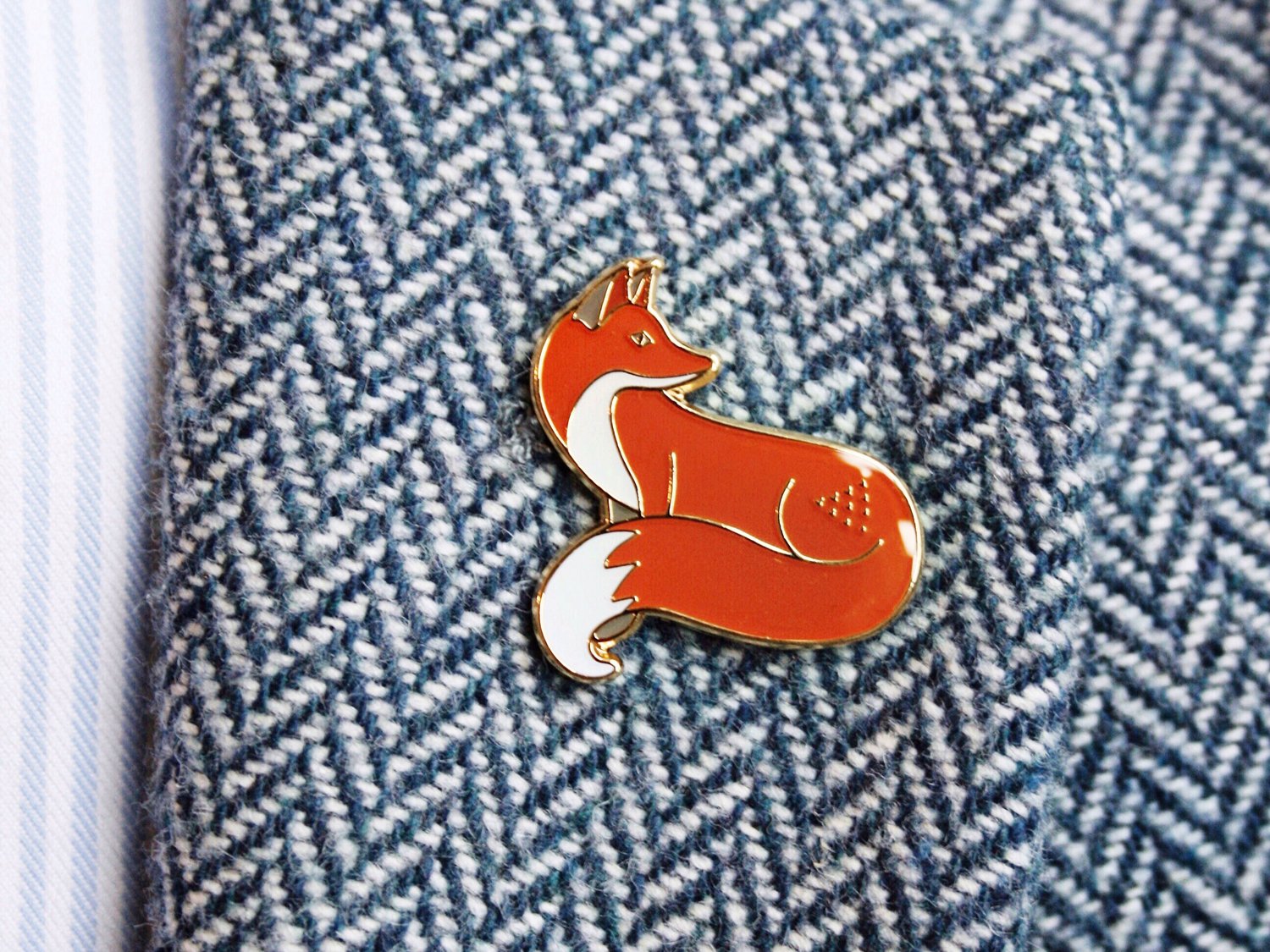 Image of #QuinnsPins: Quinn the Fox Pin Badge