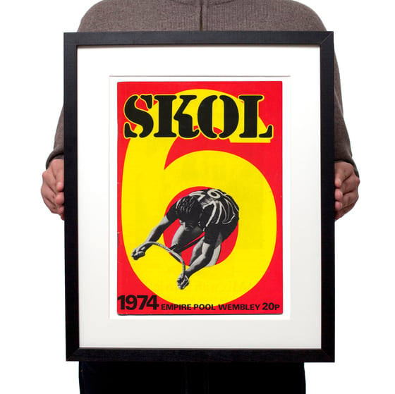 Image of Skol Six Days 1974 London track cycling poster