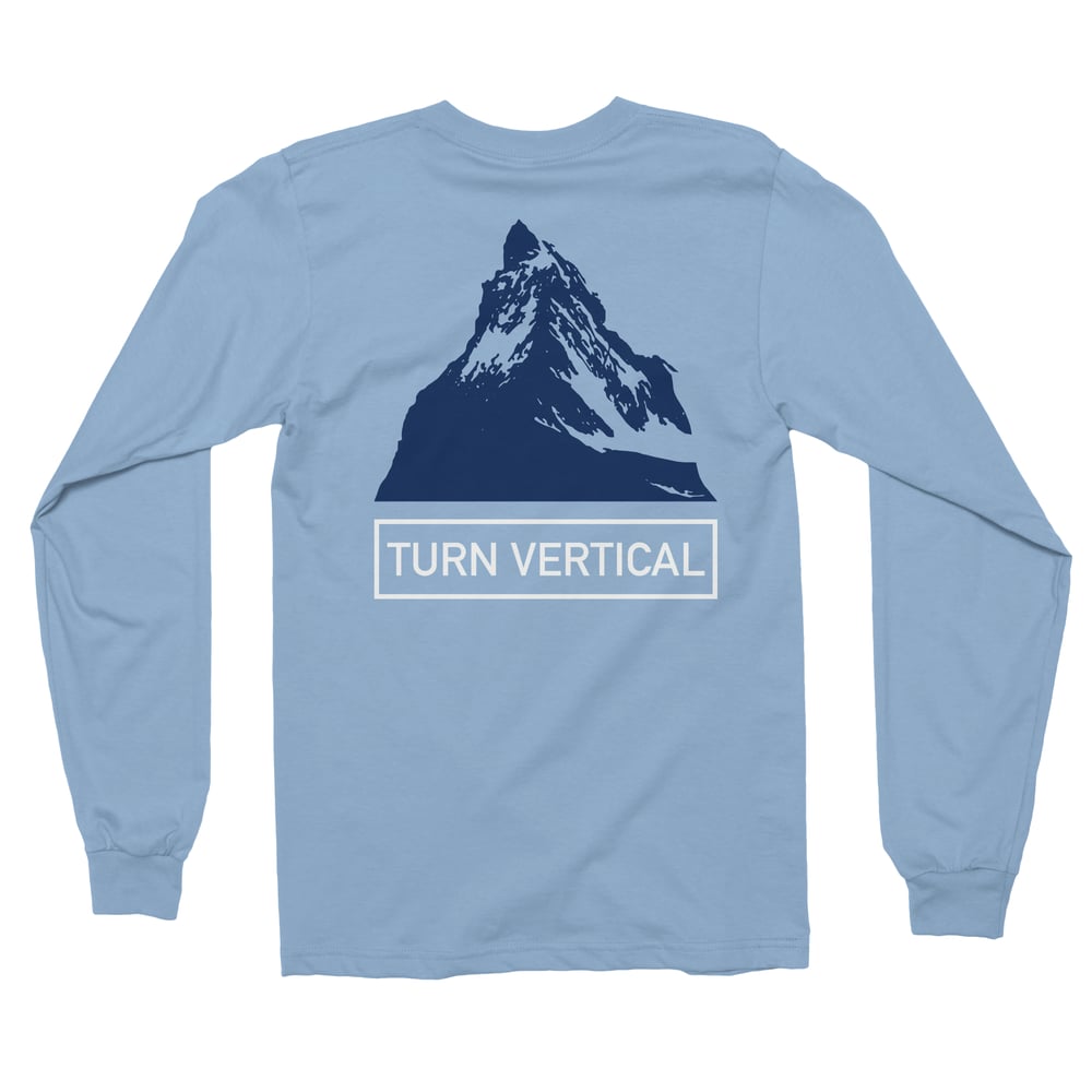 Image of Turn Vertical Mountain Long Sleeve (Click to see full Print)