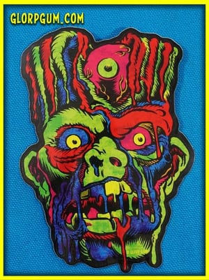 Gory Ghoul Sticker: FRANKEN-GLORP