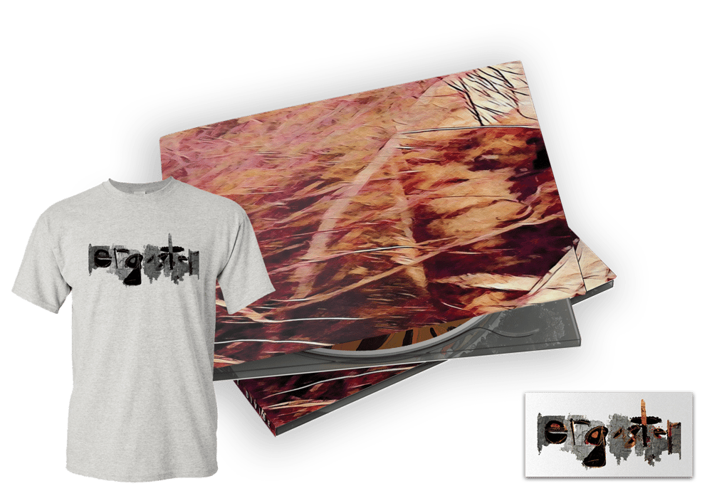Image of A GREAT DIVIDE - DIGIPAK / STICKER / SHIRT COMBO (LIMITED SUPPLY)