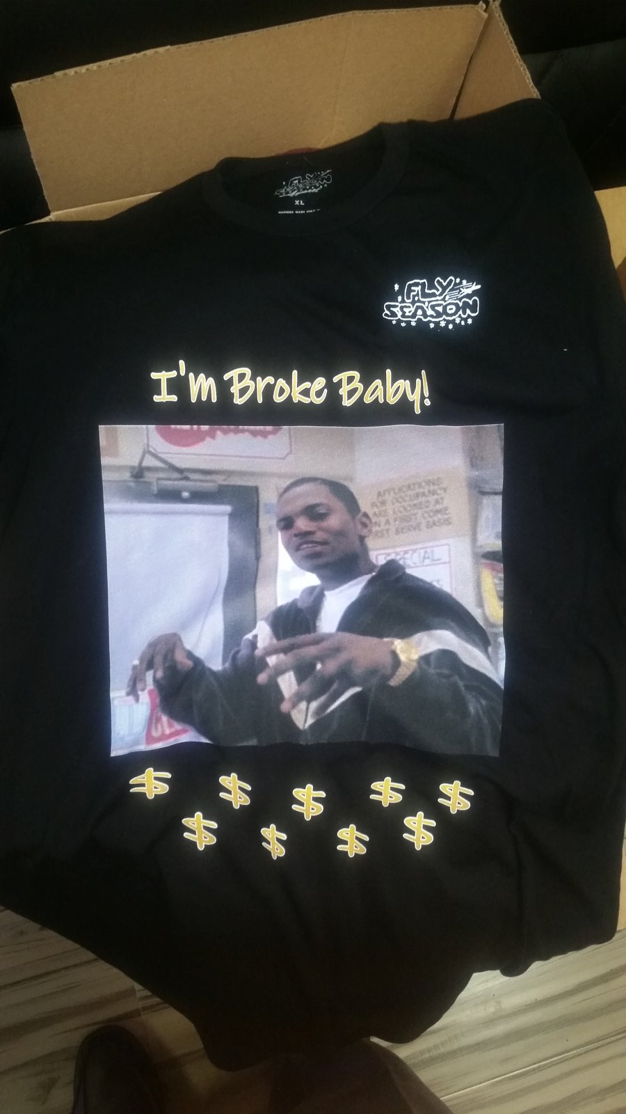 im broke baby t shirt