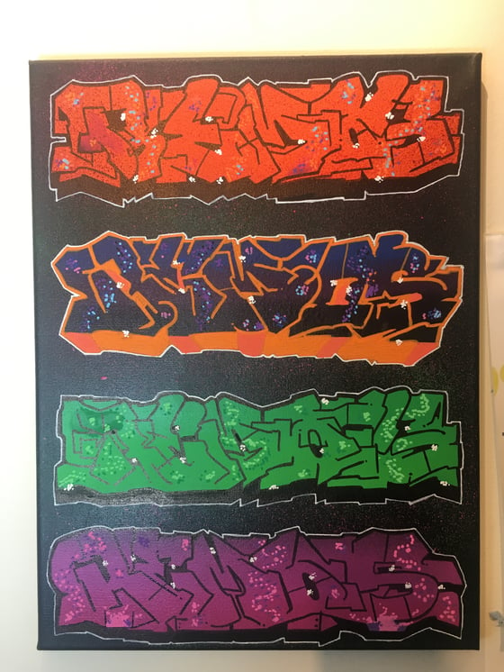 Image of Graffiti Canvas 1