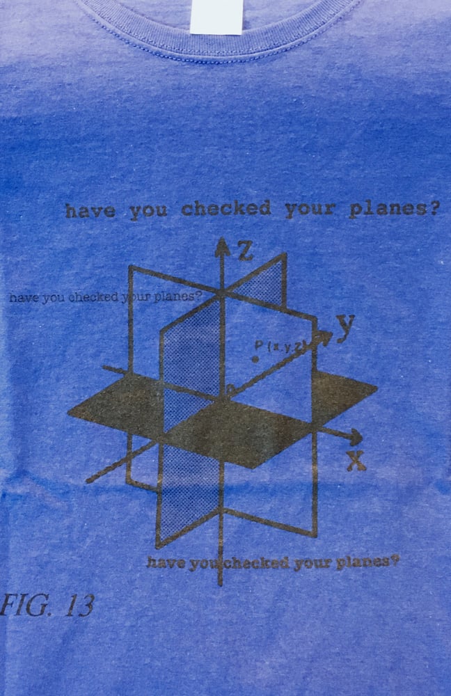 Image of Checked your planes T-shirt