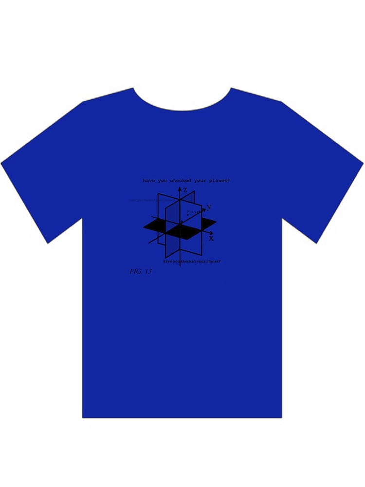 Image of Checked your planes T-shirt