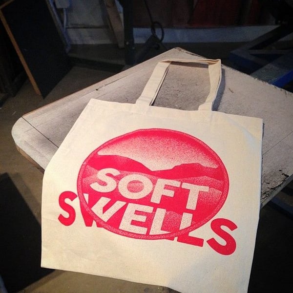 Image of Soft Swells Tote Bag