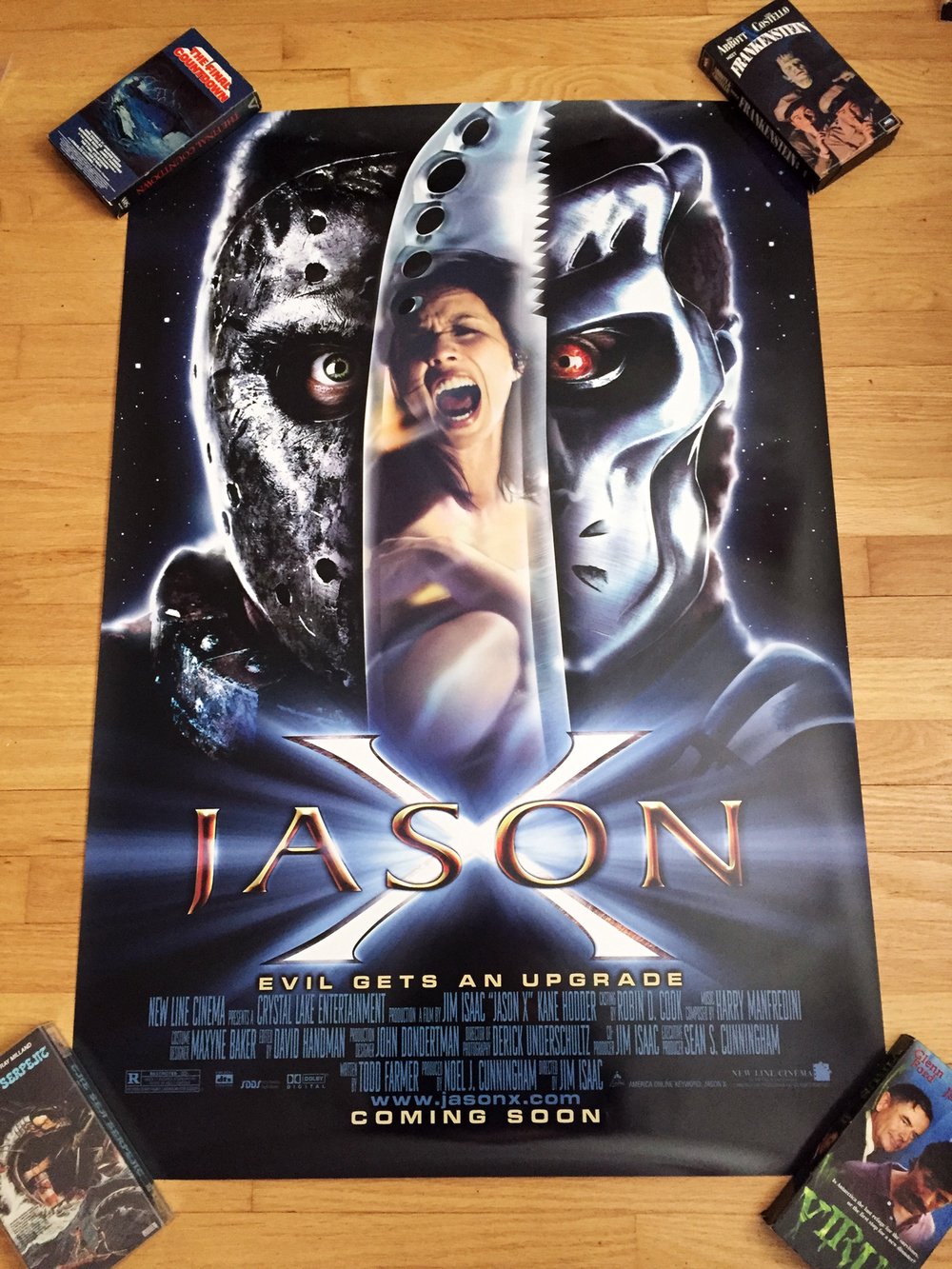 2001 JASON X Original U.S. One Sheet Movie Poster