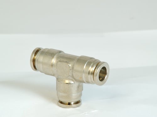 Image of Numatics Nickle Plated PTC Fittings Union T