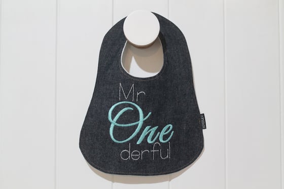 Image of First Birthday Bib - Mr Wonderful