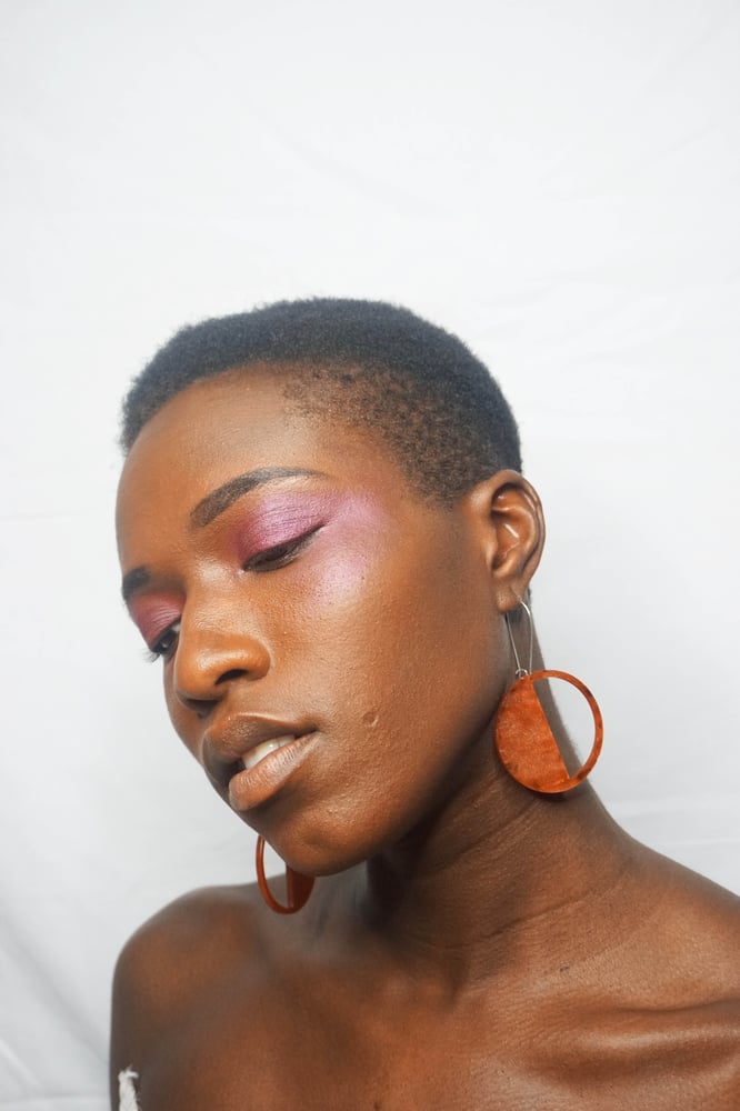 Image of Cut Out Hoop Earrings