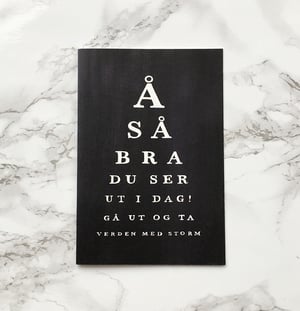 Image of Norwegian Pep Talk - Greeting card