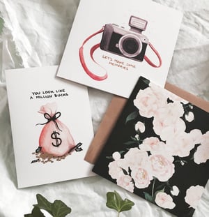 Image of Camera - Large greeting card