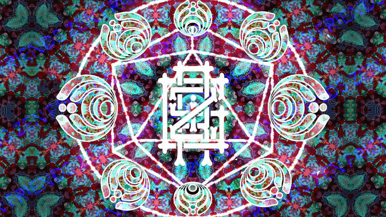 Image of Bassnectar, Odesza, Griz Mash Up Flag
