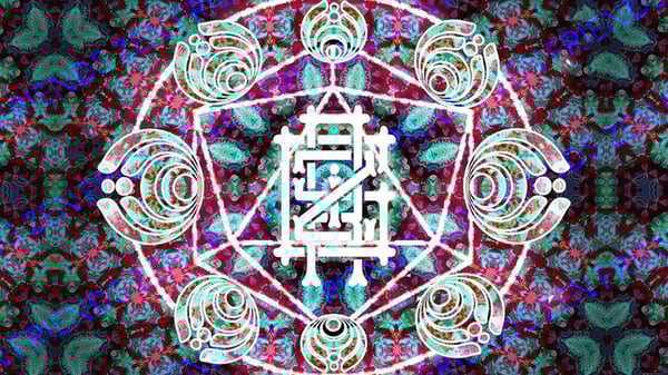 Image of Bassnectar, Odesza, Griz Mash Up Flag