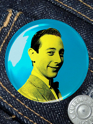 Dapper Man Child Button