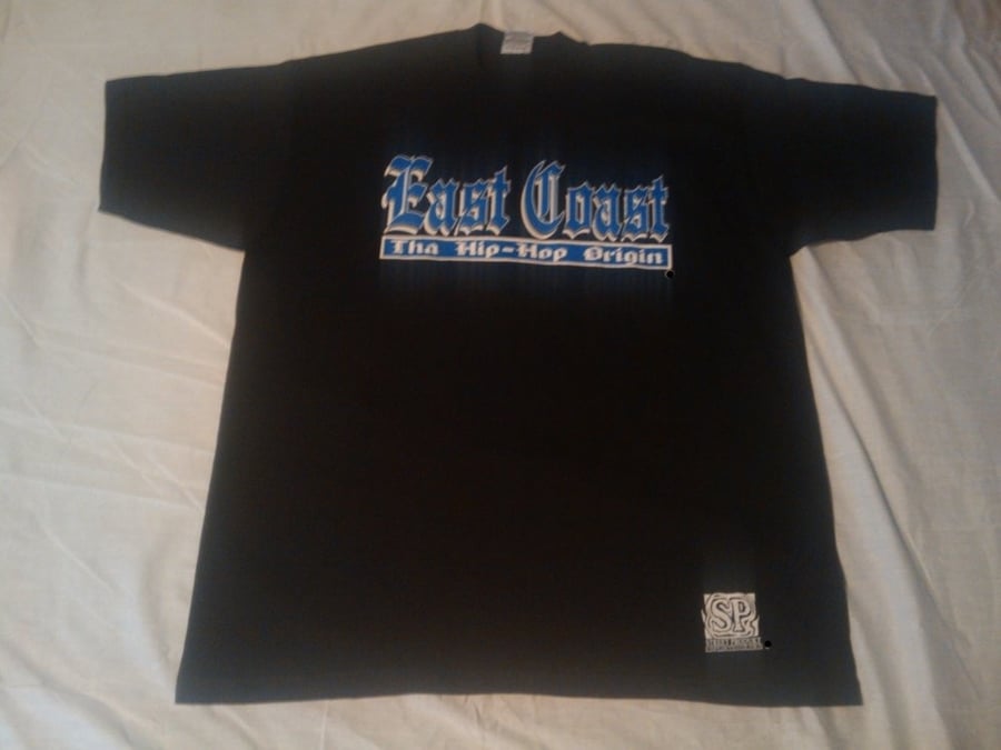 Image of East Coast T-Shirts (Front) also Includes (Back)