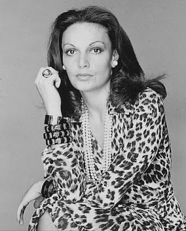 1970s Diane von Furstenberg leopard animal print wrap trouser set dress