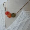 JuJube Necklace - Red/Orange