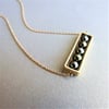 Golden Olivine Abacus Necklace