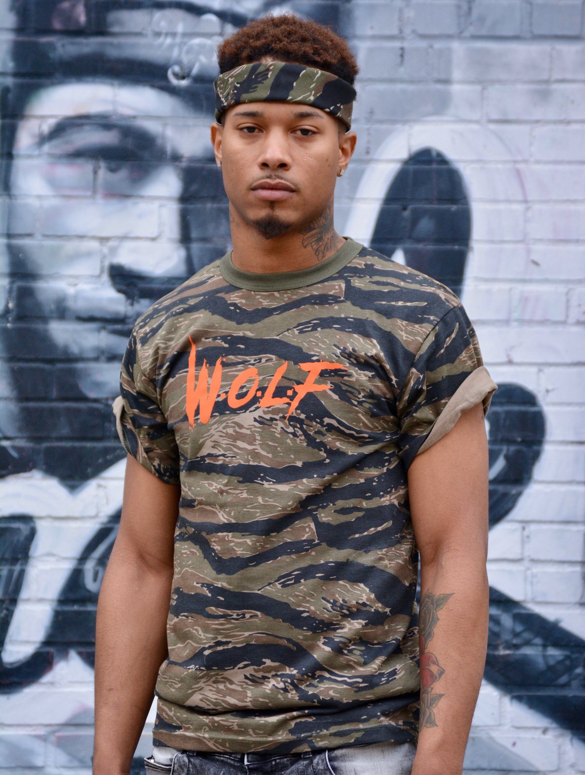 Image of Tiger Camo W.O.L.F. Tee