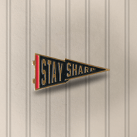 Image 2 of Stay Sharp - Lapel Pin