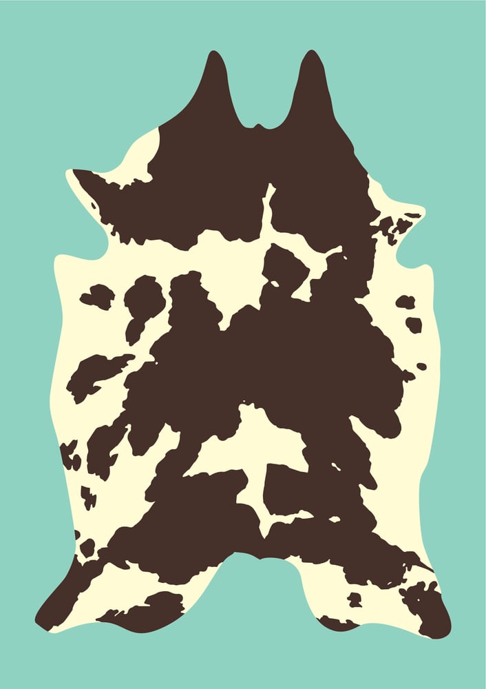 Cowhide Giclee Print Image of Cowhide Giclee Print