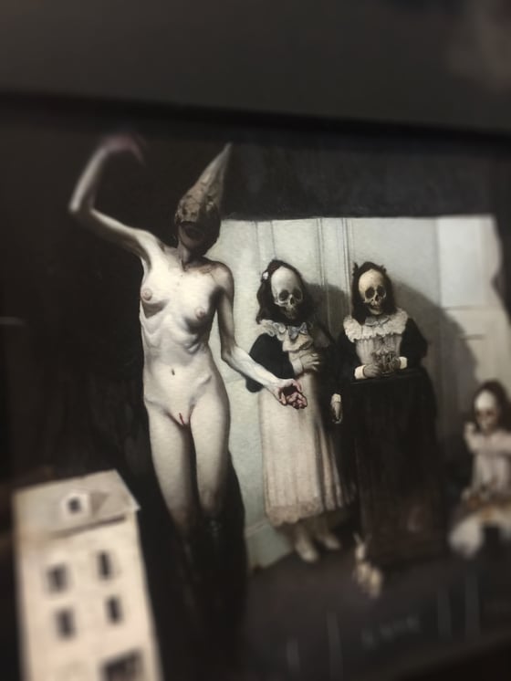 Image of 'LACRIMOSA' - Framed Miniature Open Edition Print