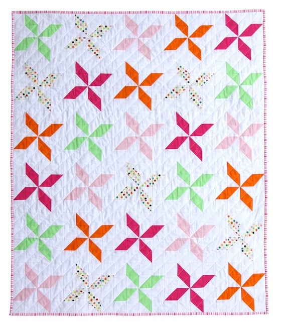 Image of Pinwheel Baby/Child Quilt