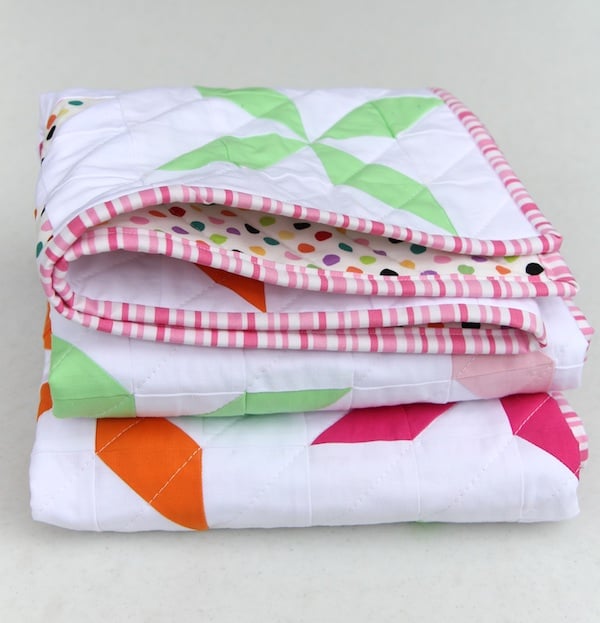 Image of Pinwheel Baby/Child Quilt