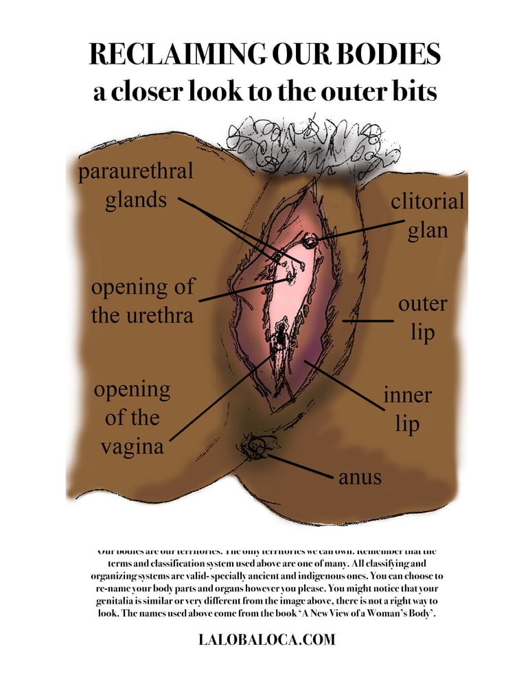 Image of Reclaiming Our Bodies (outside bits) POSTER <DEFECTED>