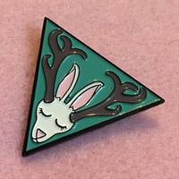 Image 2 of Jackalope enamel pin