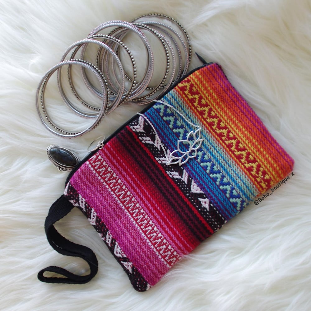 Image of Pre-order Handmade Multi-coloured Coin Purse