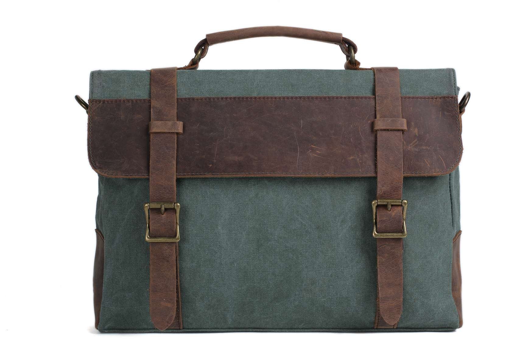 MoshiLeatherBag - Handmade Leather Bag Manufacturer — Canvas Leather Bag Briefcase Messenger Bag ...