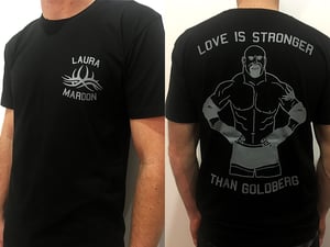 Image of Laura Mardon / Love Is Stronger Than Goldberg shirt