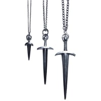 Image 7 of Dagger necklace in sterling silver or gold