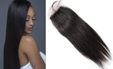 Image of Brazilian Straight Lace Closure (Free Part)