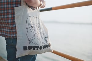 Image of 'Bearded Man' Tote Bag