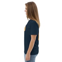 Image 4 of Yellom Moon On the Blue Unisex Organic Cotton T-shirt
