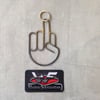 Middle Finger Keychain / Rearview Mirror Hanger