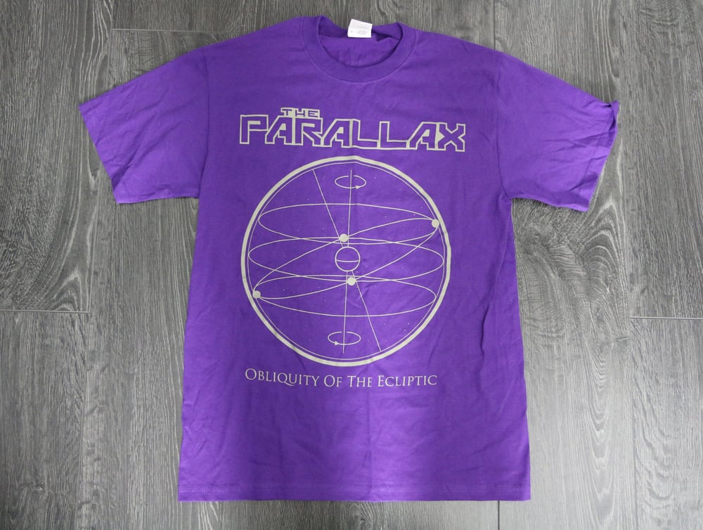 Image of 'Obliquity of the Ecliptic' Tee - Purple