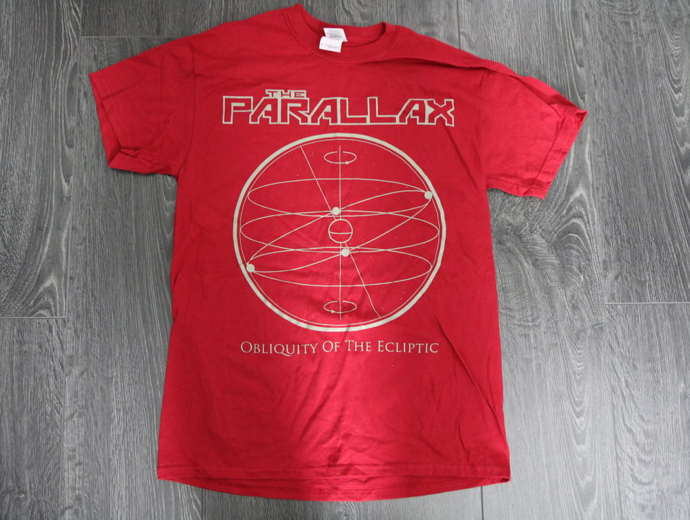 Image of 'Obliquity of the Ecliptic' Tee - Red