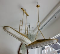 Image 2 of Italian Pendant Lights with Moulded Acrylic Shades, 1960s