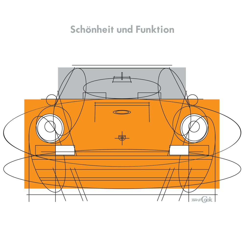 Image of Porsche Beauty & Function Print