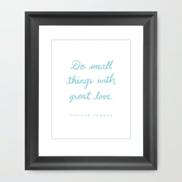 Image of Mother Teresa - Small Things