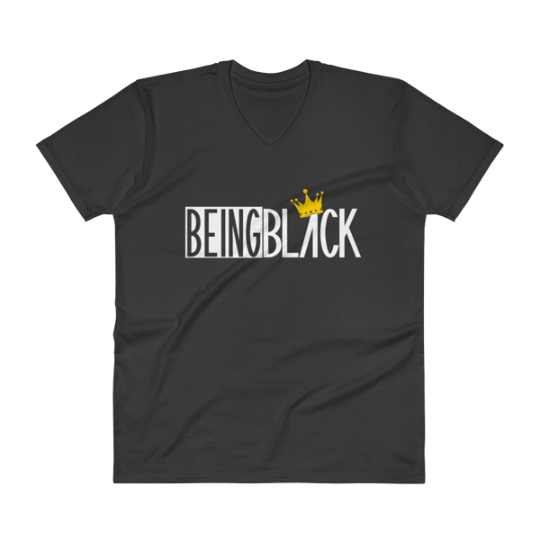 Image of Men's Being Black King Tee- Black