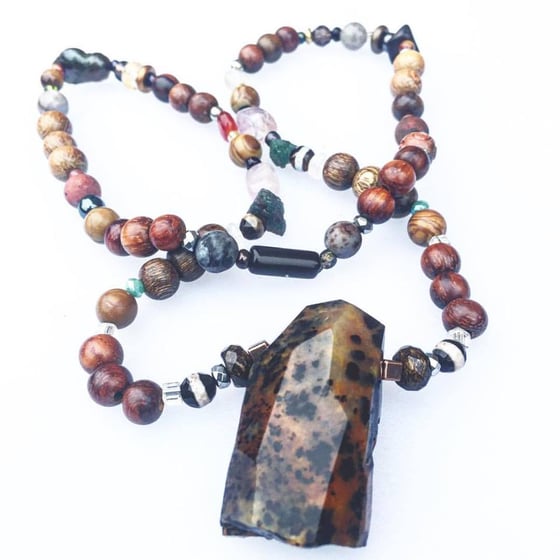 Image of The Supreme Nurturer <3   Jasper Mala with assorted supporting Crystals