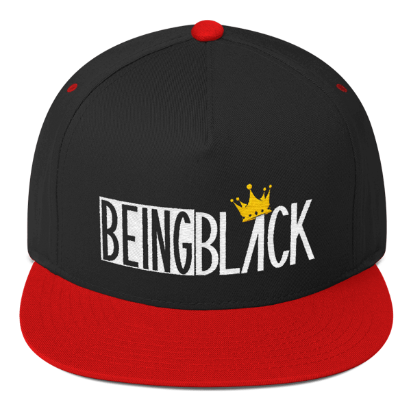 Image of Being Black King Snap Back Hat 