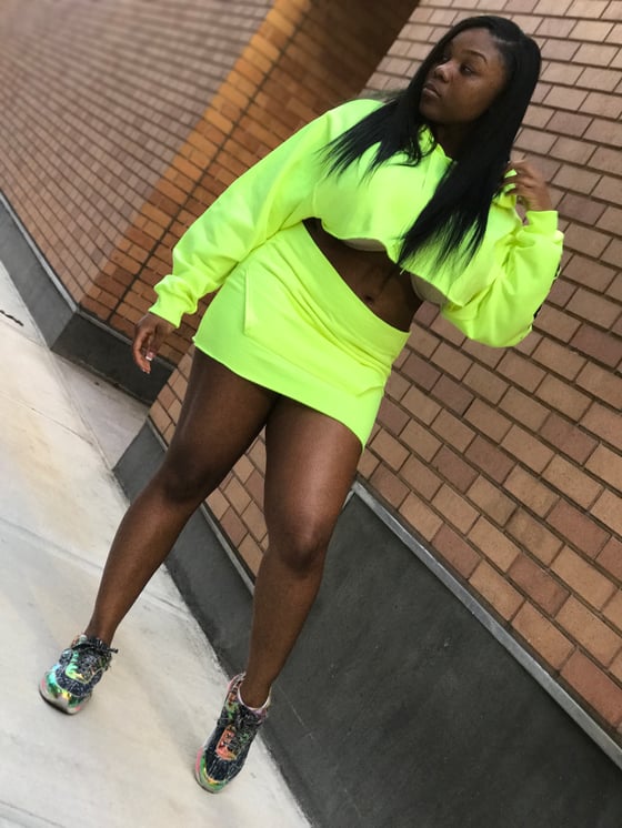Image of NEON yellow (green) Phat 2 piece