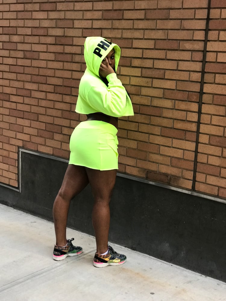 Image of NEON yellow (green) Phat 2 piece