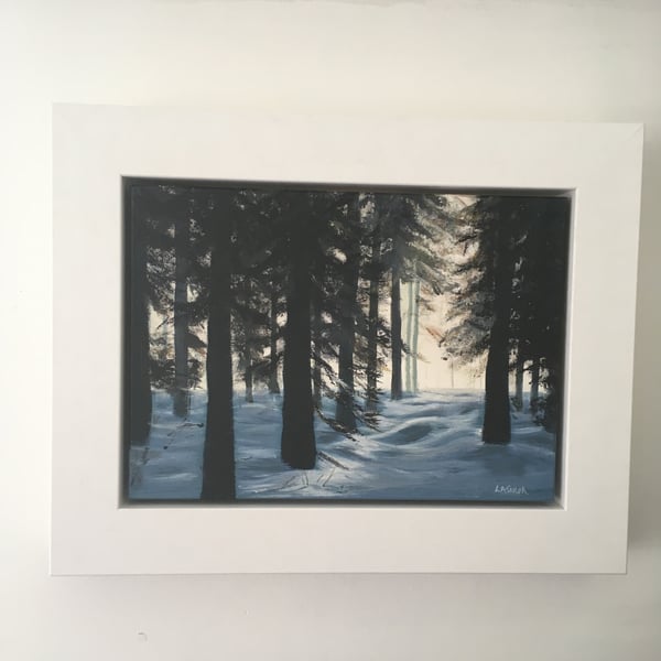 Image of Davidstow Trees - Original Painting